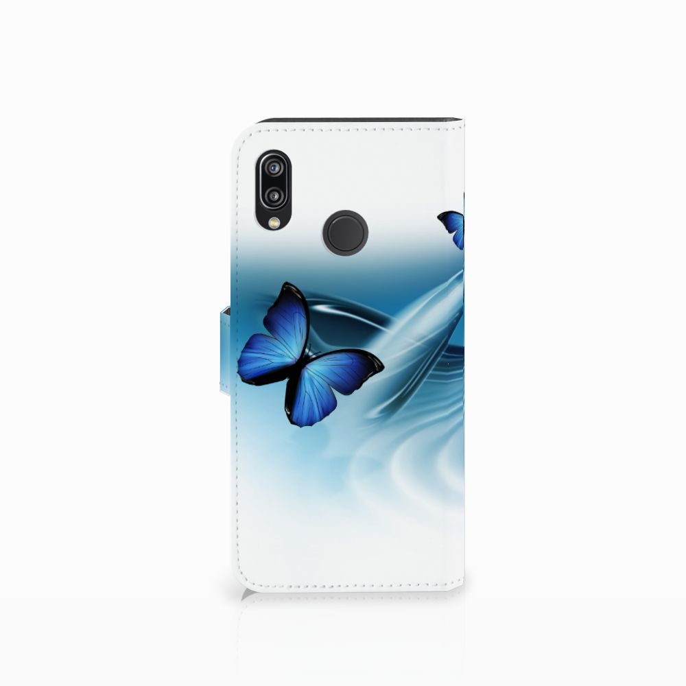 Huawei P20 Lite Telefoonhoesje met Pasjes Vlinders