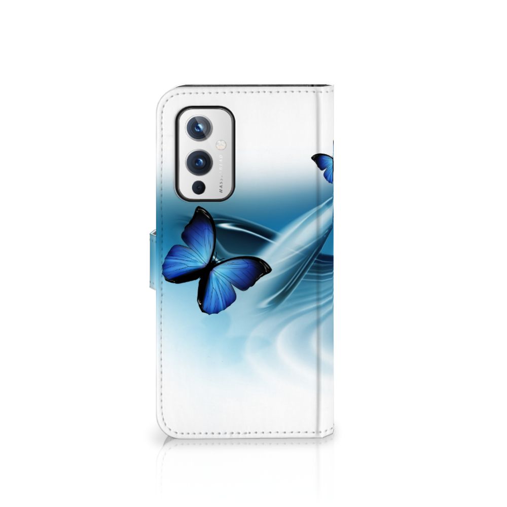 OnePlus 9 Telefoonhoesje met Pasjes Vlinders