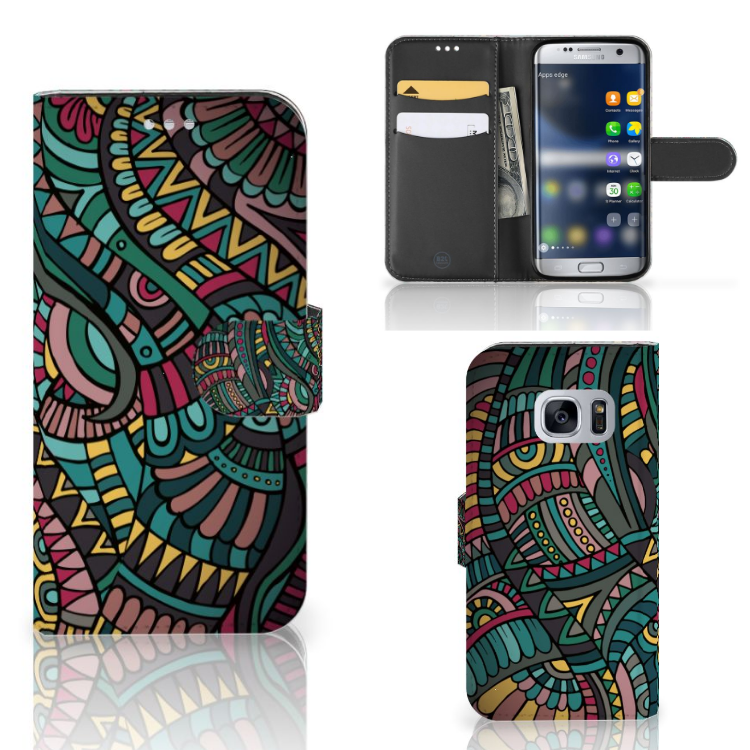 Samsung Galaxy S7 Telefoon Hoesje Aztec