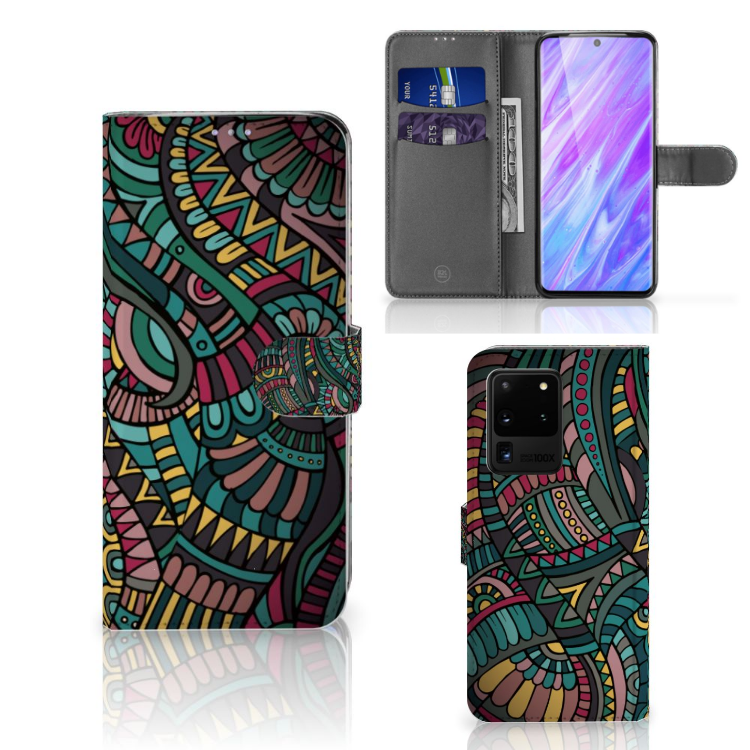 Samsung Galaxy S20 Ultra Telefoon Hoesje Aztec