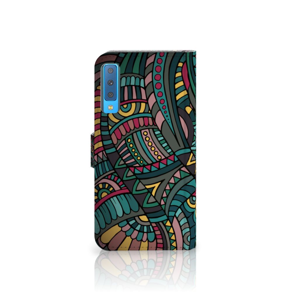 Samsung Galaxy A7 (2018) Telefoon Hoesje Aztec