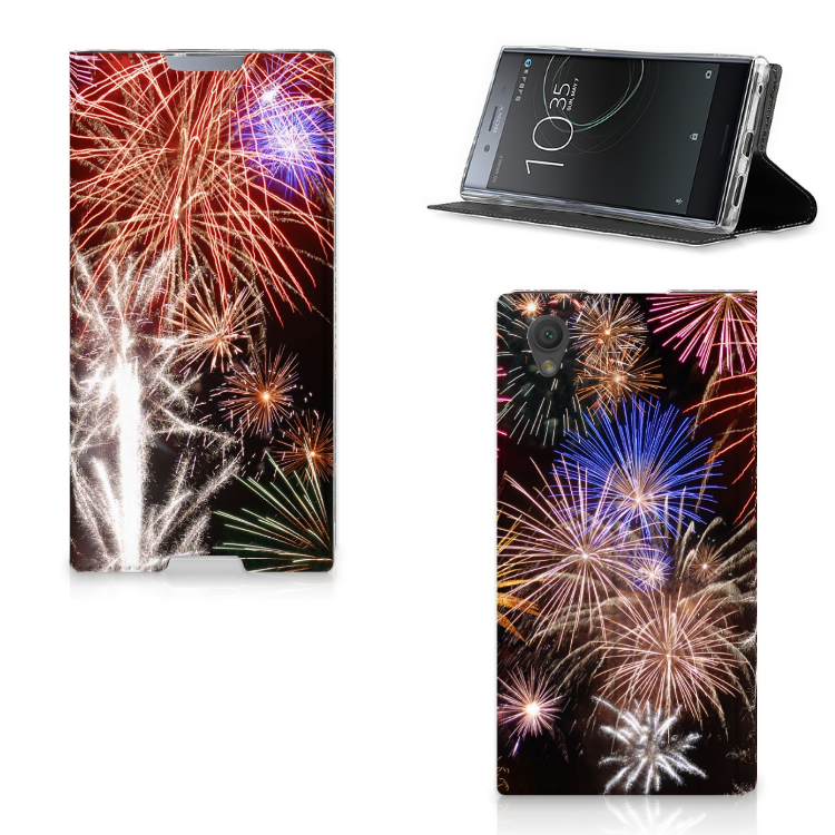 Sony Xperia L1 Hippe Standcase Vuurwerk