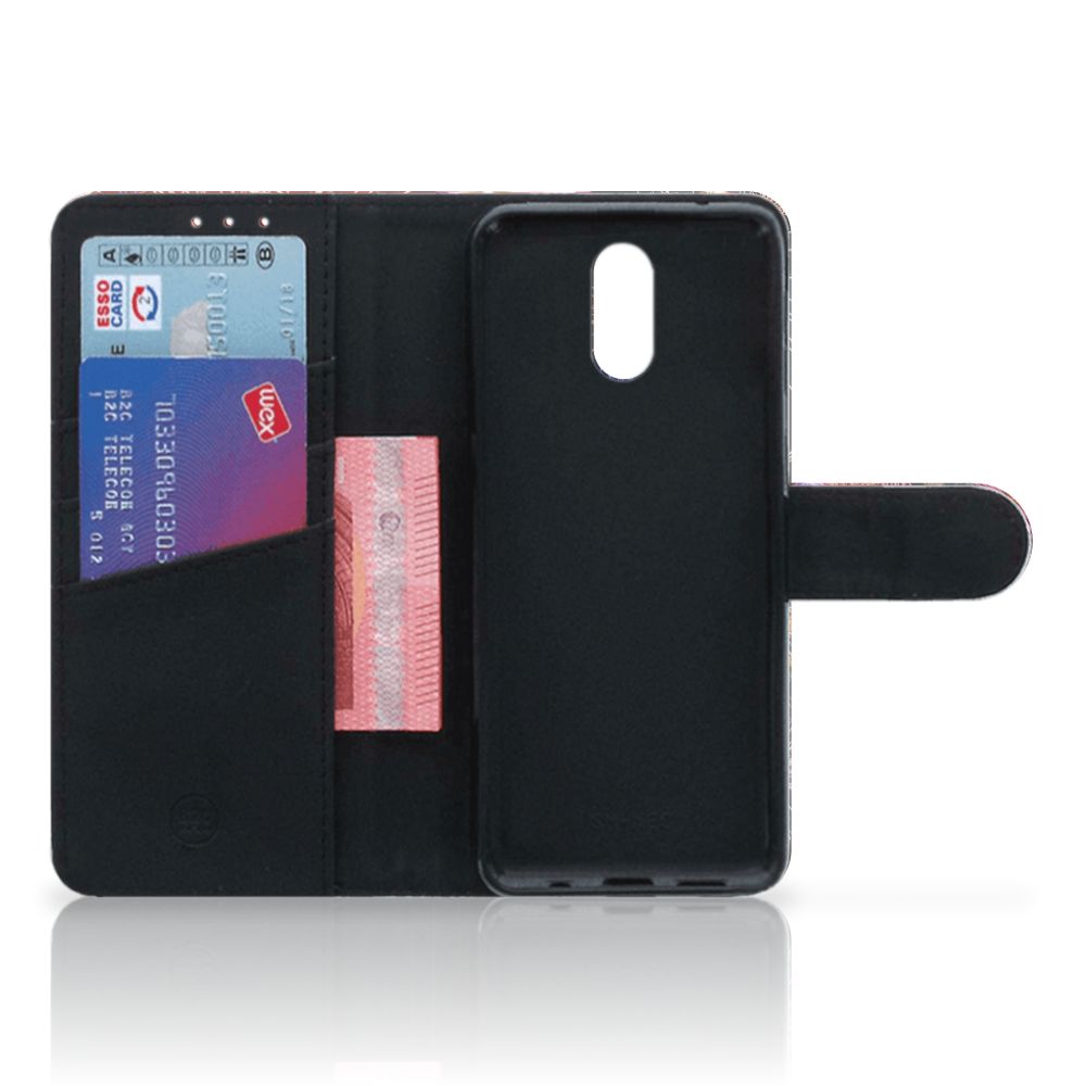 Nokia 2.3 Wallet Case met Pasjes Vuurwerk