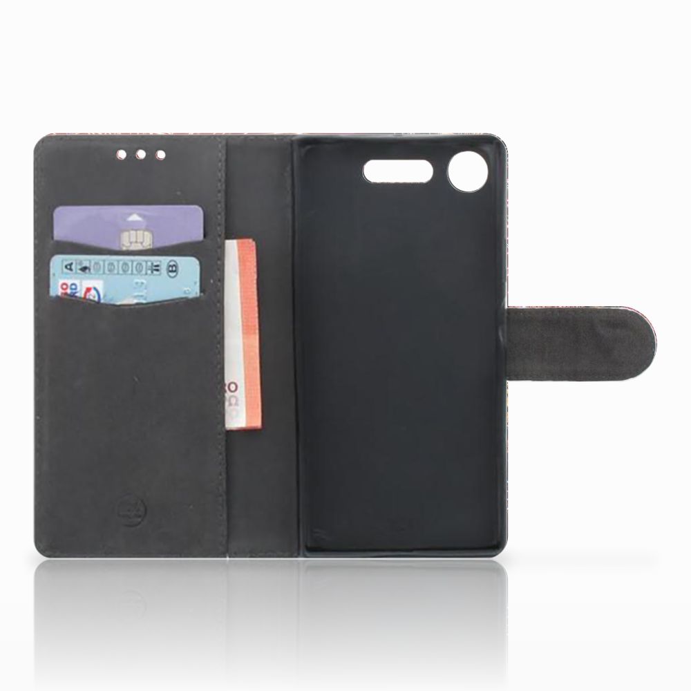 Sony Xperia XZ1 Wallet Case met Pasjes Vuurwerk