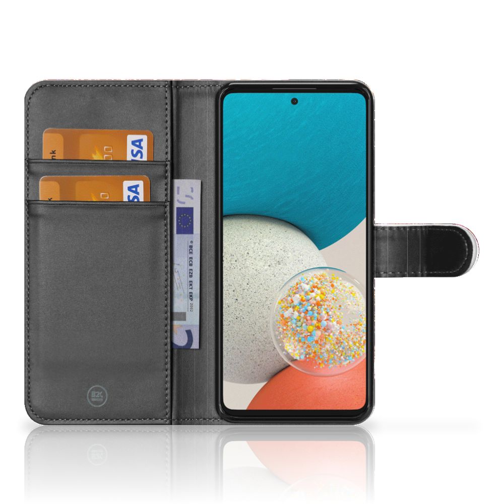 Samsung Galaxy A53 Wallet Case met Pasjes Vuurwerk
