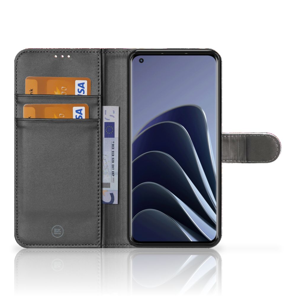 OnePlus 10 Pro Wallet Case met Pasjes Vuurwerk