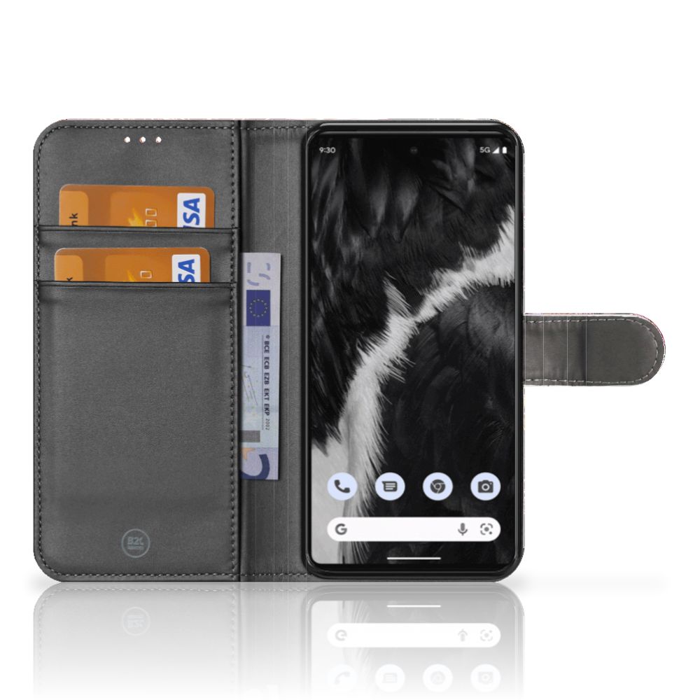Google Pixel 7 Wallet Case met Pasjes Vuurwerk