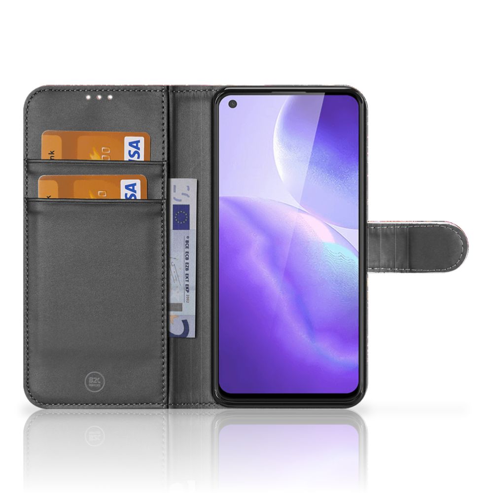 OPPO Find X3 Lite Wallet Case met Pasjes Vuurwerk