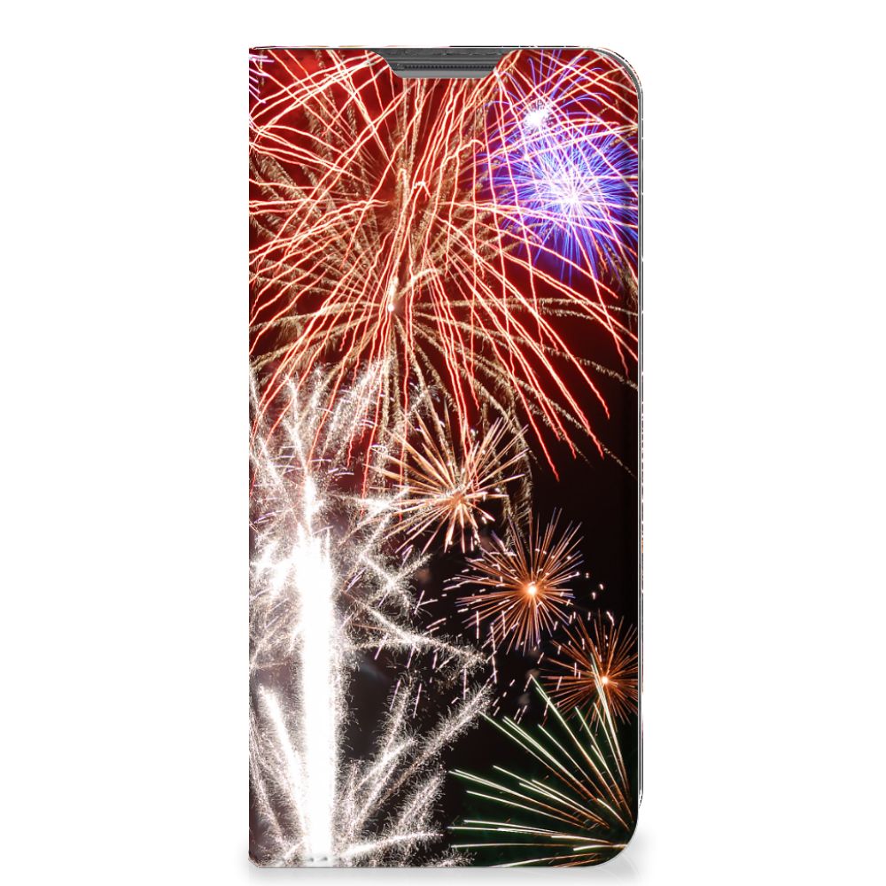 OPPO A96 | A76 Hippe Standcase Vuurwerk