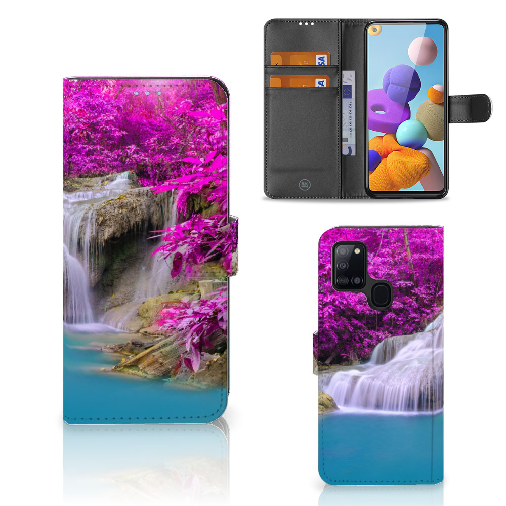 Samsung Galaxy A21s Flip Cover Waterval