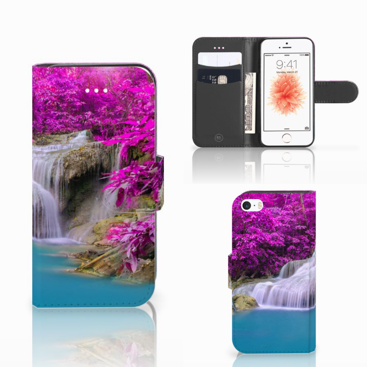 Apple iPhone 5 | 5S Bookstyle Hoesje Waterval