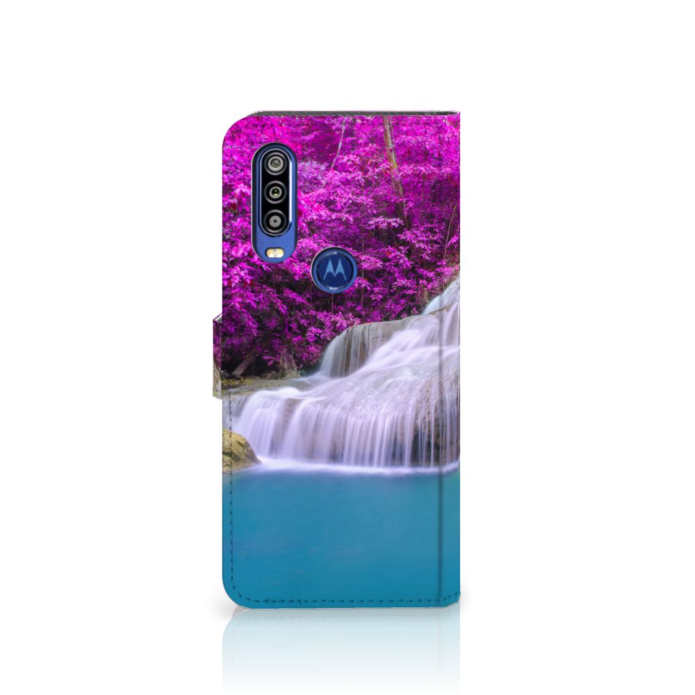 Motorola One Action Flip Cover Waterval