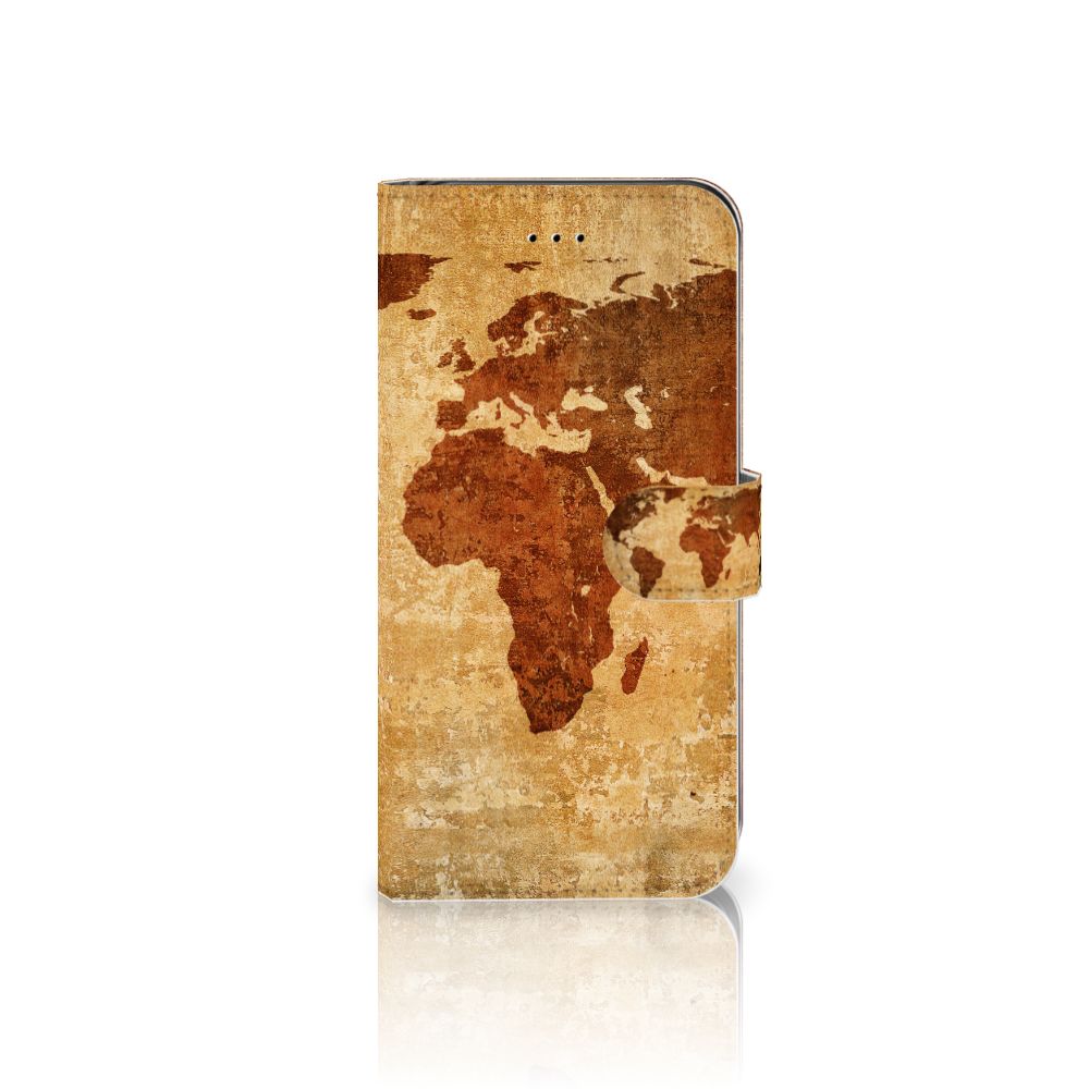 Apple iPhone 7 Plus | 8 Plus Flip Cover Wereldkaart