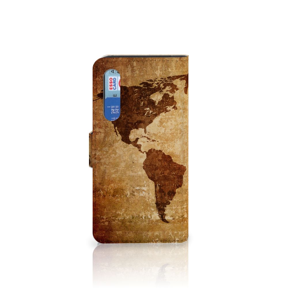 Xiaomi Mi 9 SE Flip Cover Wereldkaart