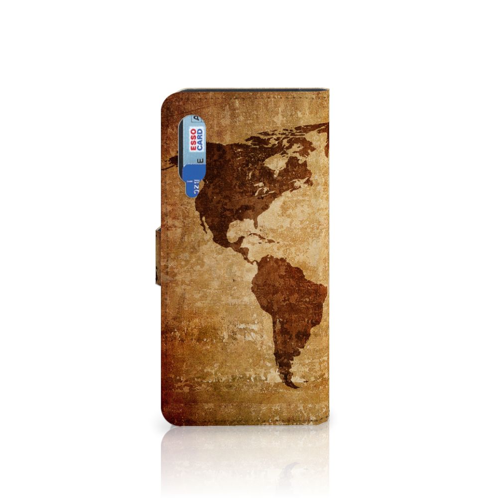 Xiaomi Mi 9 Flip Cover Wereldkaart