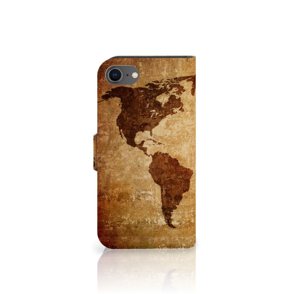 iPhone 7 | 8 | SE (2020) | SE (2022) Flip Cover Wereldkaart