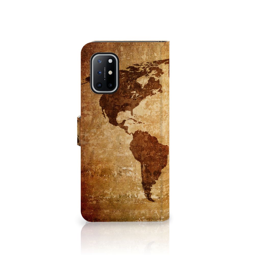 OnePlus 8T Flip Cover Wereldkaart