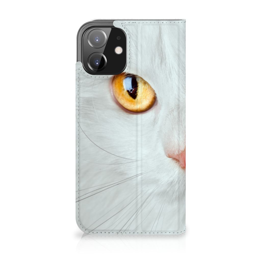 iPhone 12 | iPhone 12 Pro Hoesje maken Witte Kat