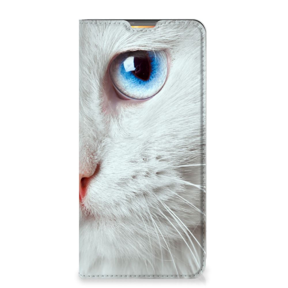 Samsung Galaxy M51 Hoesje maken Witte Kat