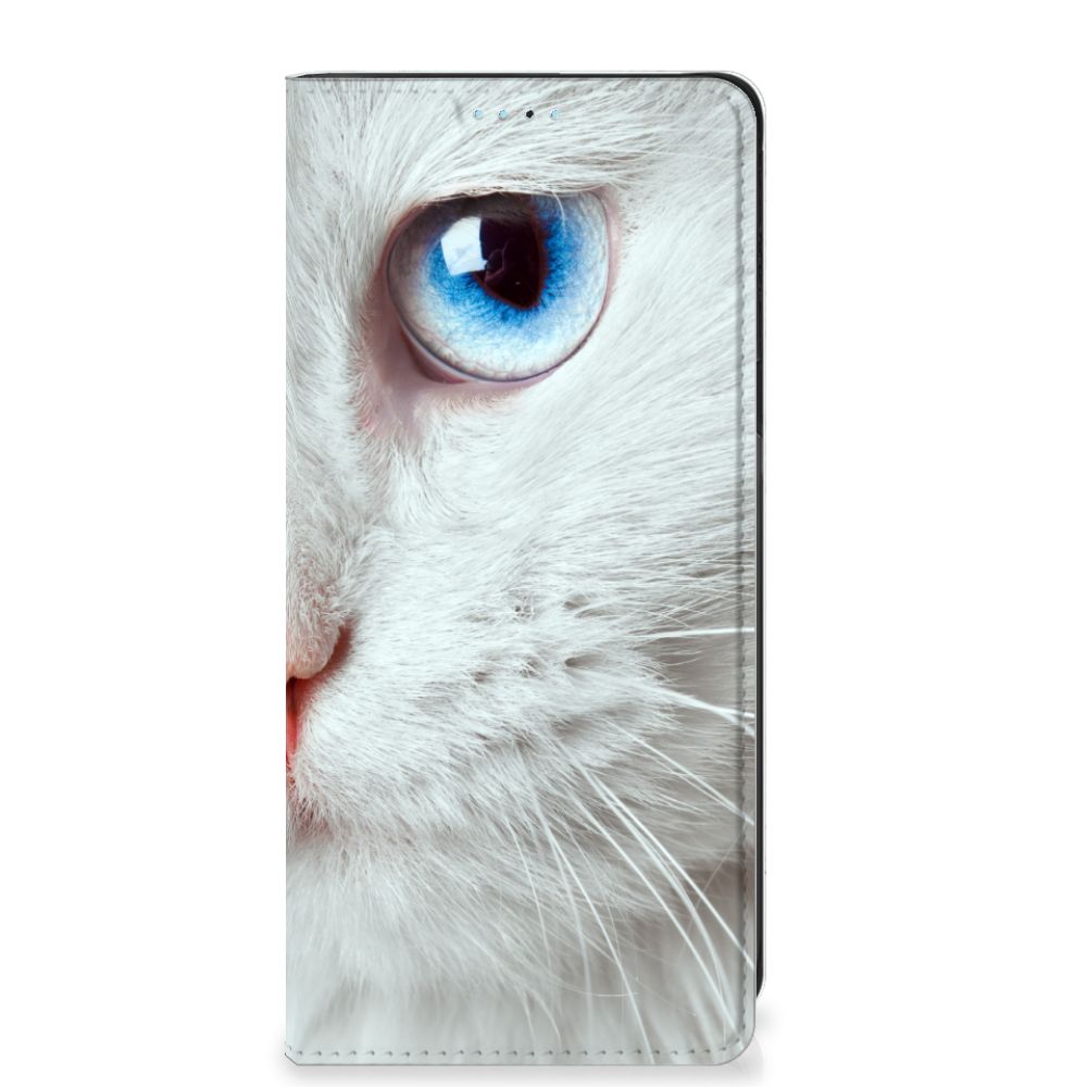 Xiaomi Redmi Note 11/11S Hoesje maken Witte Kat
