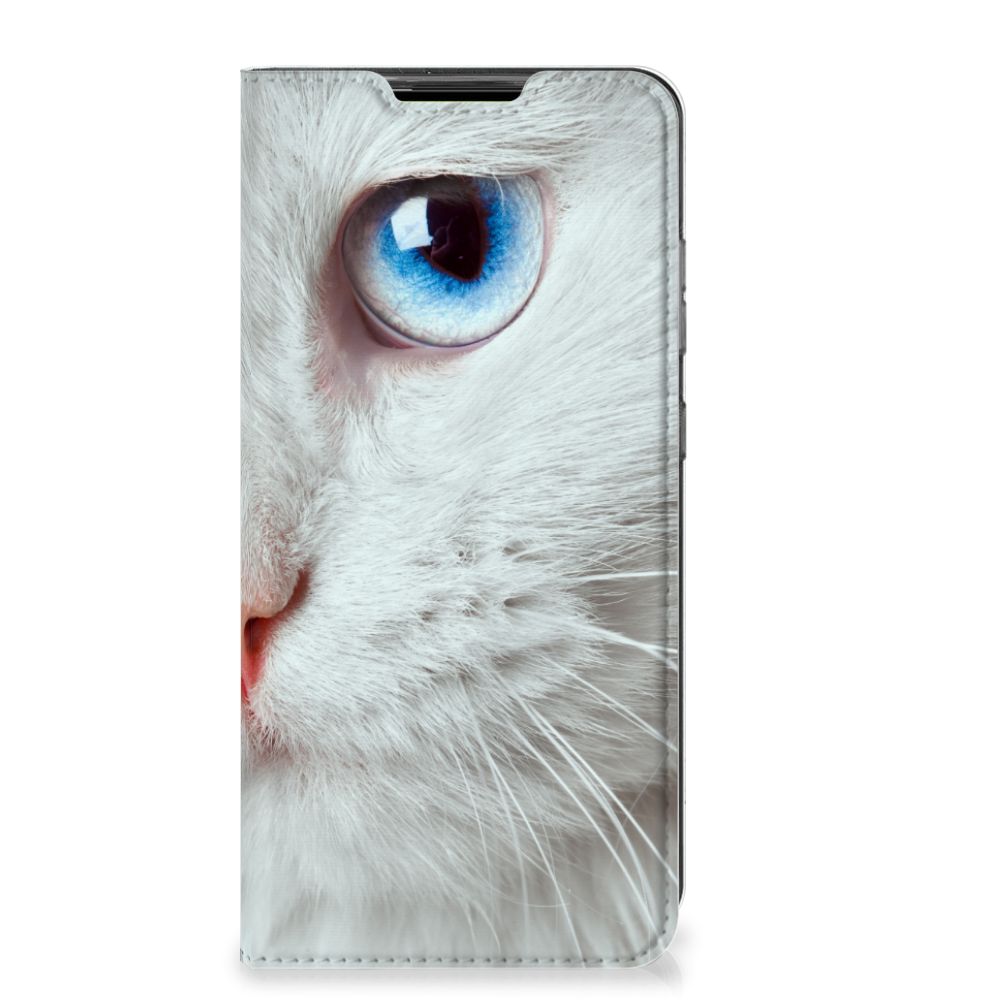 Samsung Galaxy A52 Hoesje maken Witte Kat