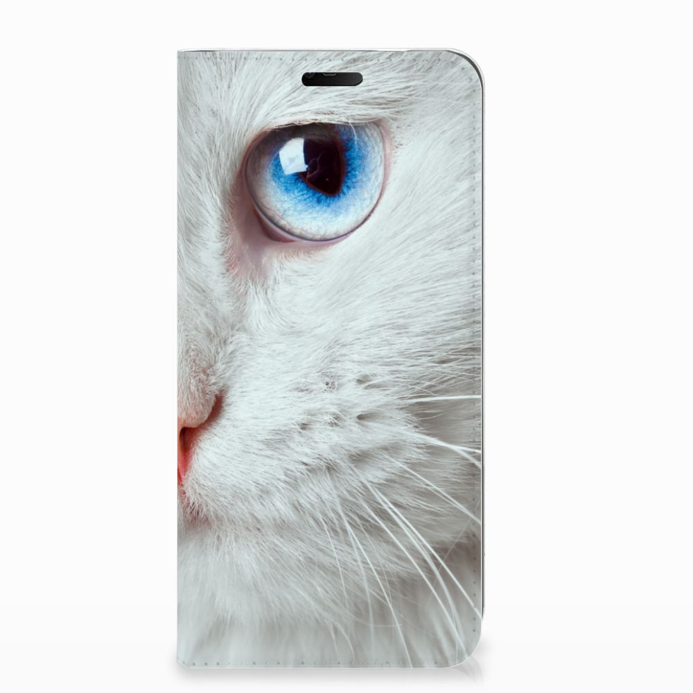 Nokia 7.1 (2018) Hoesje maken Witte Kat