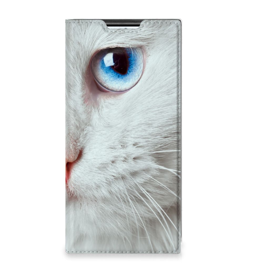 Samsung Galaxy S22 Ultra Hoesje maken Witte Kat