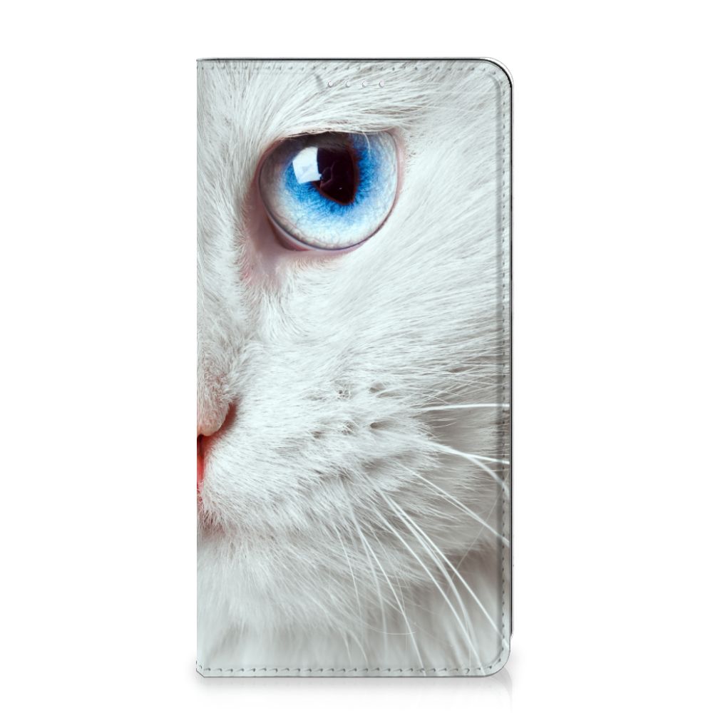 Samsung Galaxy S20 FE Hoesje maken Witte Kat