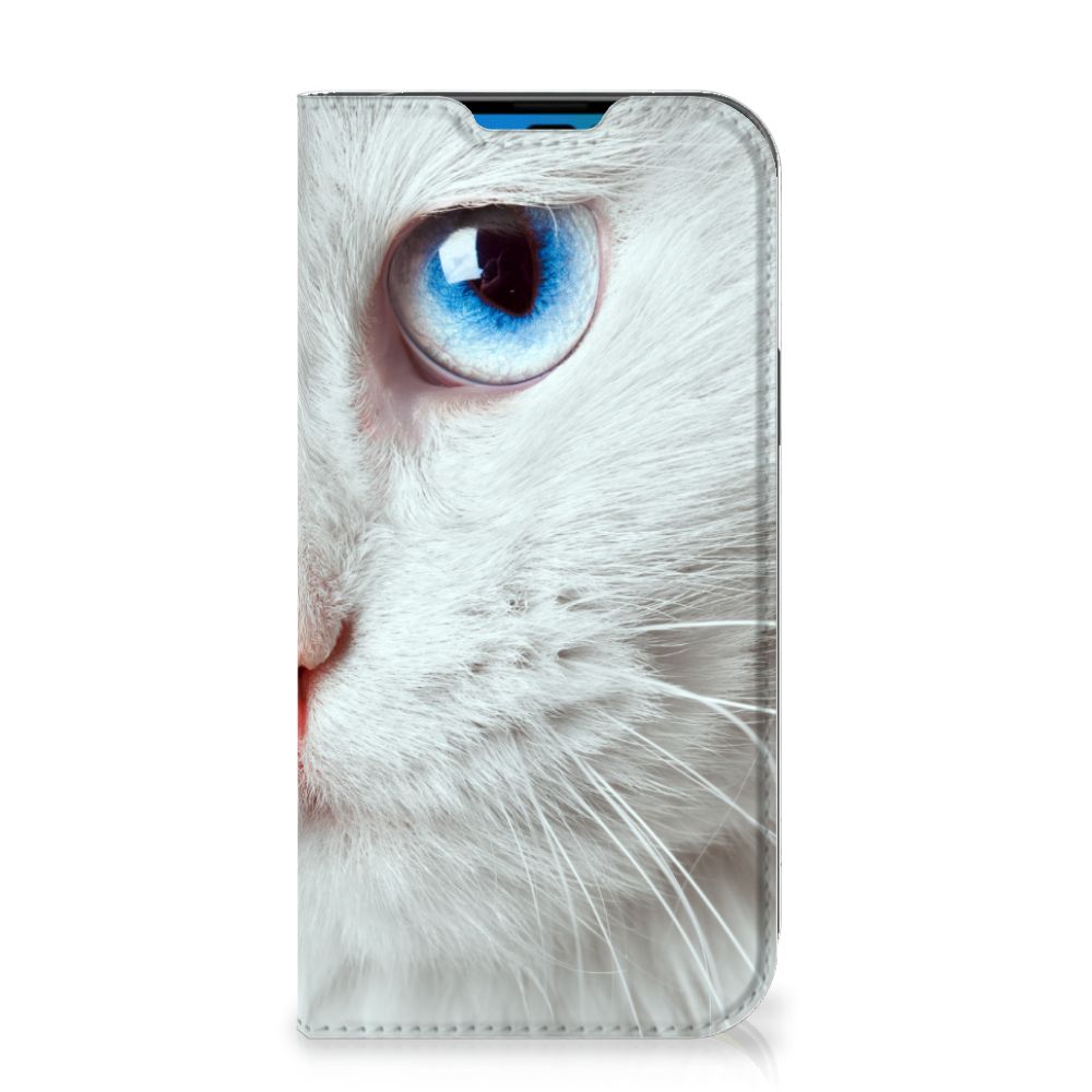 iPhone 14 Pro Hoesje maken Witte Kat