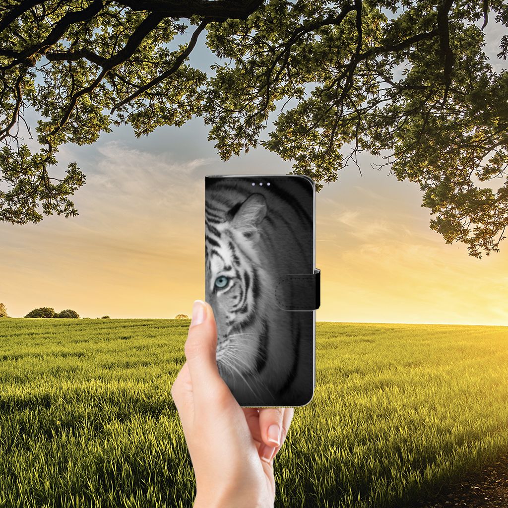 Samsung Galaxy S20 Plus Telefoonhoesje met Pasjes Tijger