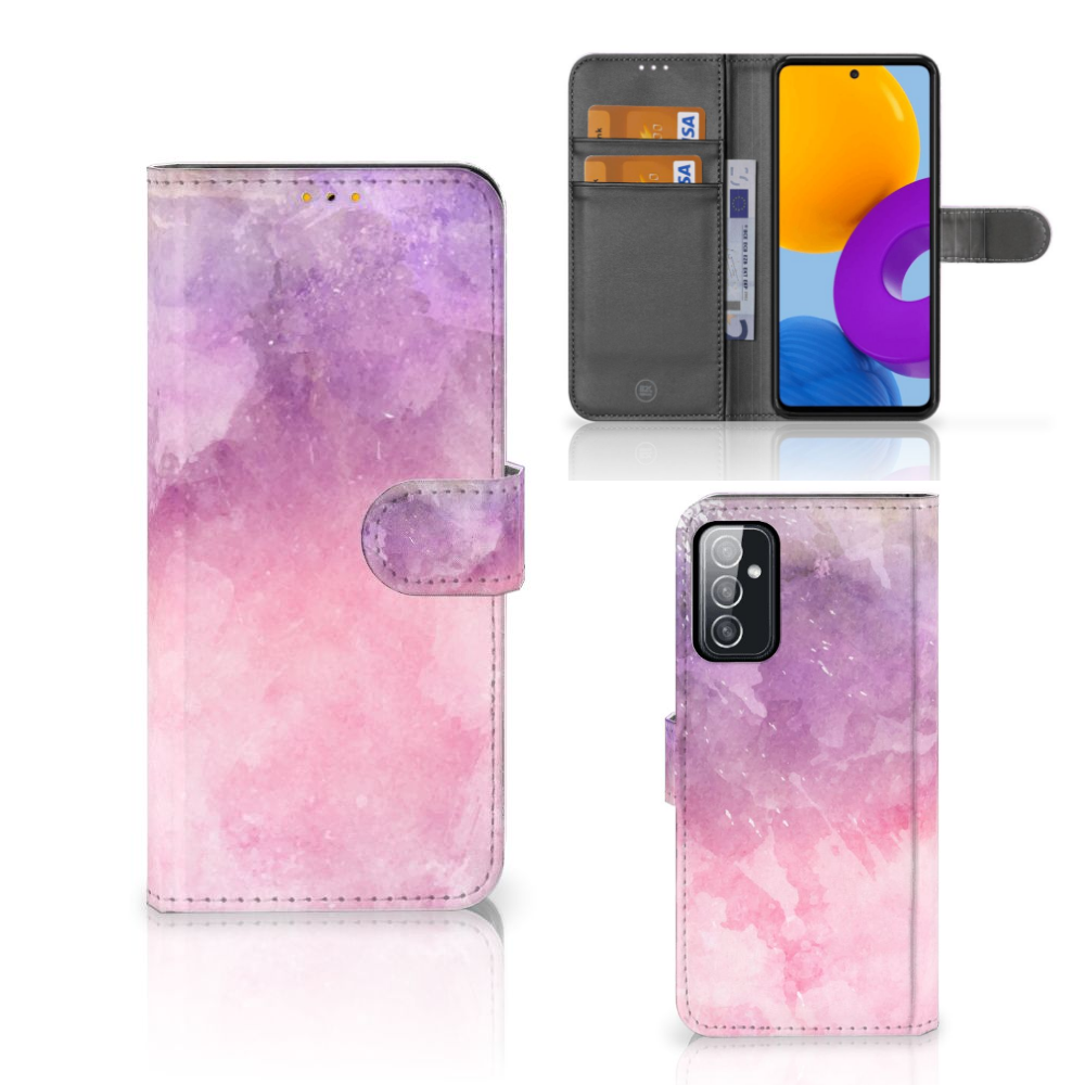 Hoesje Samsung Galaxy M52 Pink Purple Paint