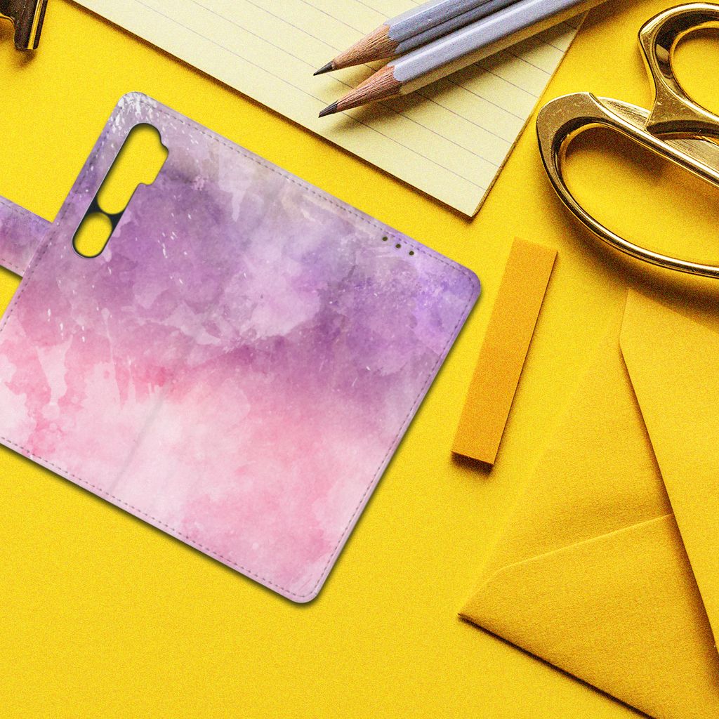 Hoesje Xiaomi Mi Note 10 Pro Pink Purple Paint