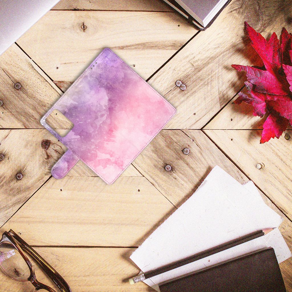 Hoesje Xiaomi Redmi Note 10 Pro Pink Purple Paint