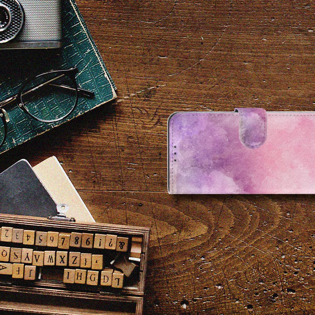 Hoesje Xiaomi Mi A3 Pink Purple Paint