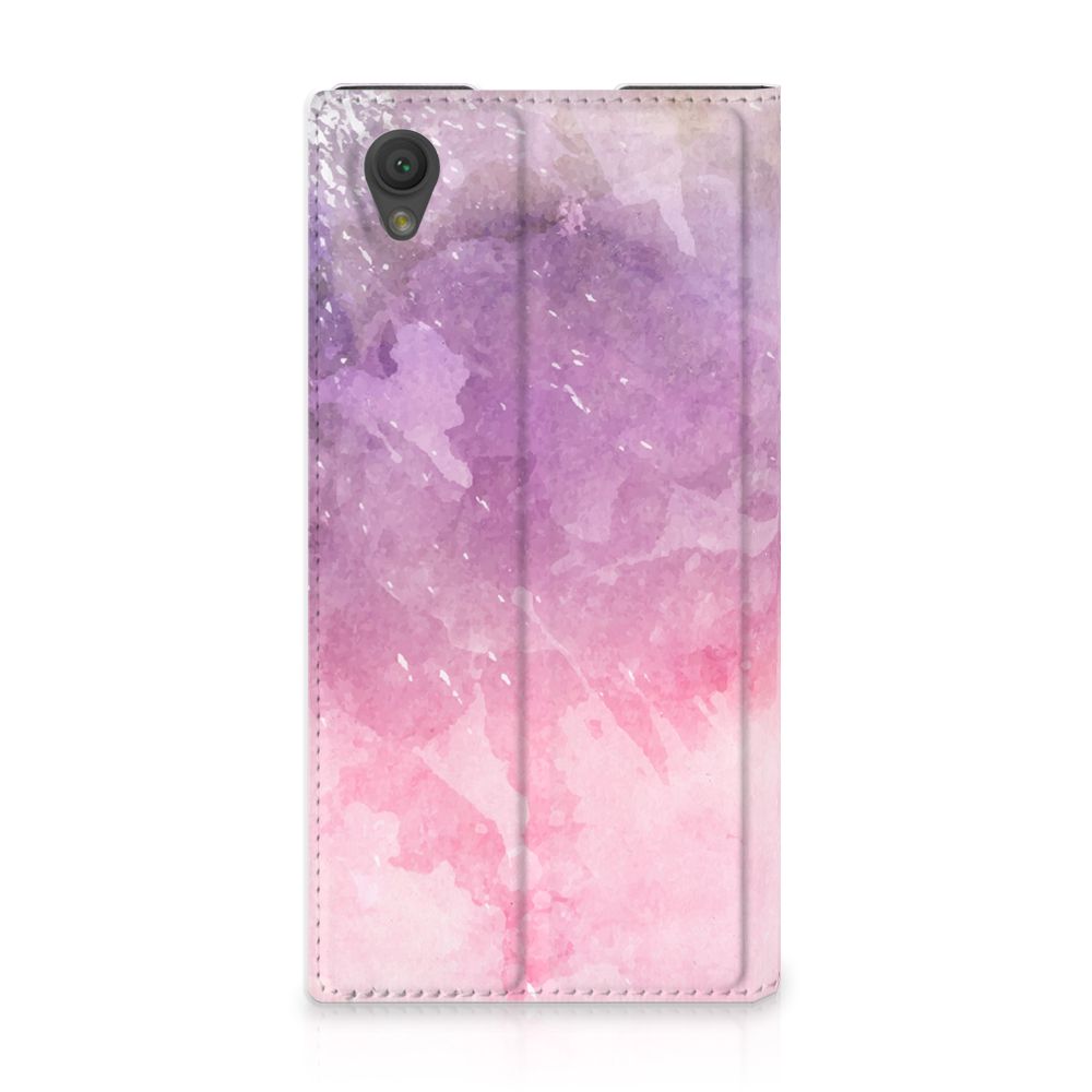 Bookcase Sony Xperia L1 Pink Purple Paint