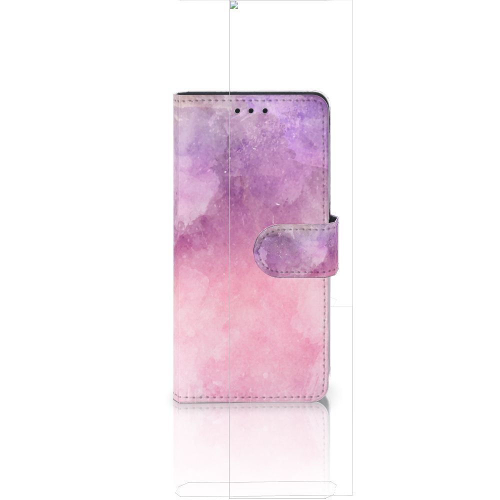 Hoesje Huawei Ascend P8 Lite Pink Purple Paint