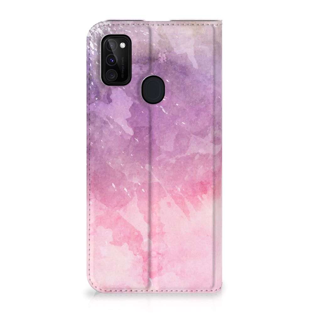 Bookcase Samsung Galaxy M30s | M21 Pink Purple Paint