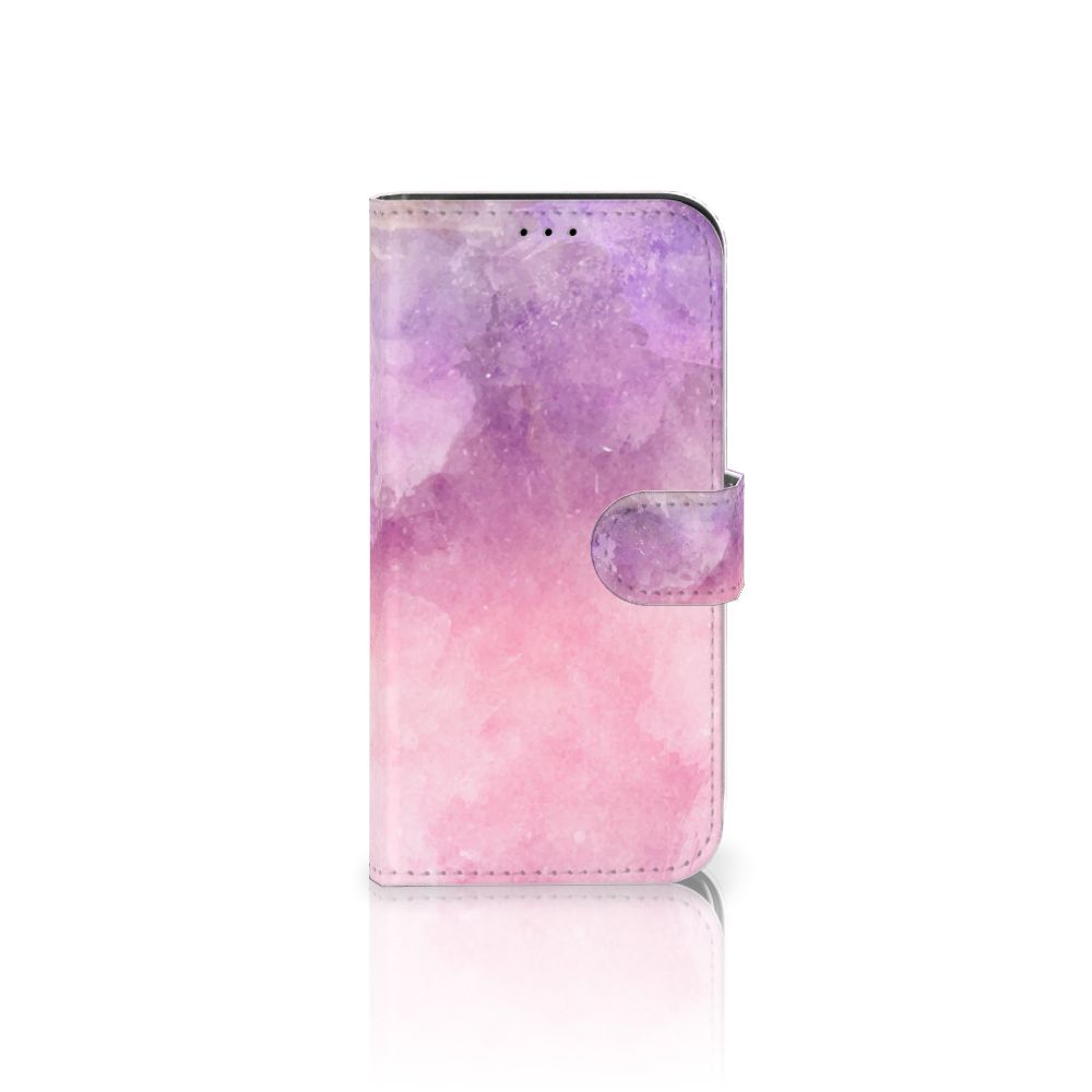 Hoesje iPhone 13 Pro Pink Purple Paint