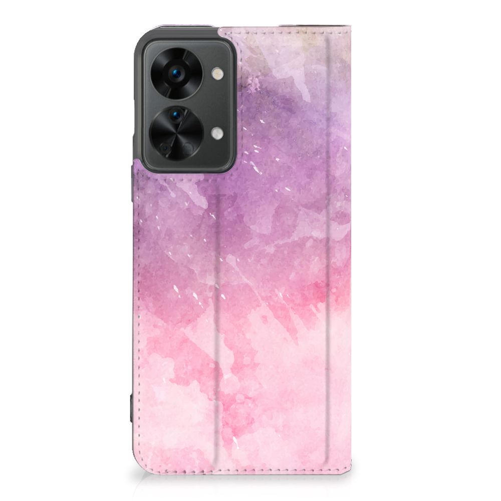 Bookcase OnePlus Nord 2T Pink Purple Paint