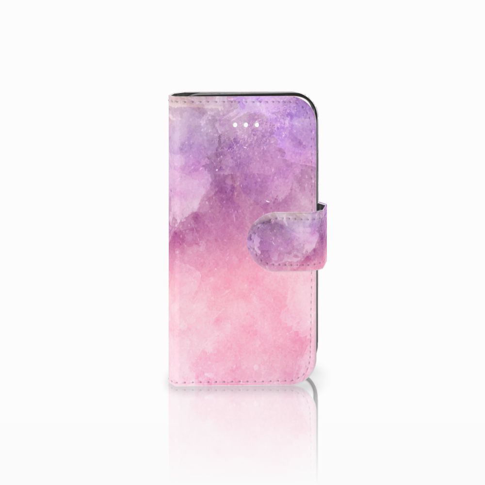 Hoesje Apple iPhone 5 | 5s | SE Pink Purple Paint