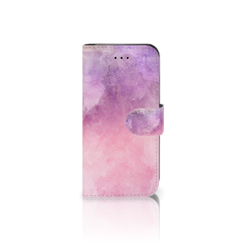 Hoesje iPhone 7 | 8 | SE (2020) Pink Purple Paint