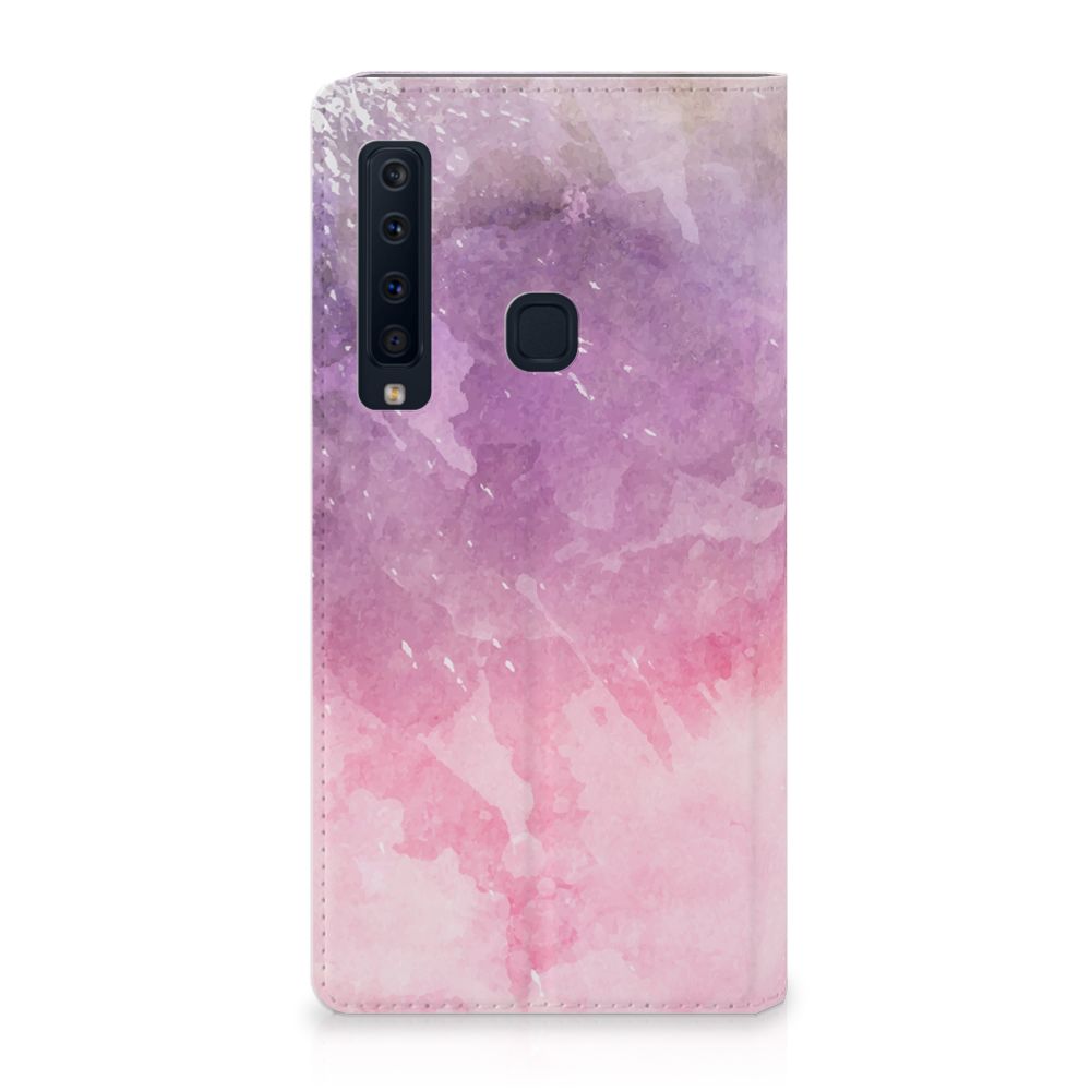 Bookcase Samsung Galaxy A9 (2018) Pink Purple Paint