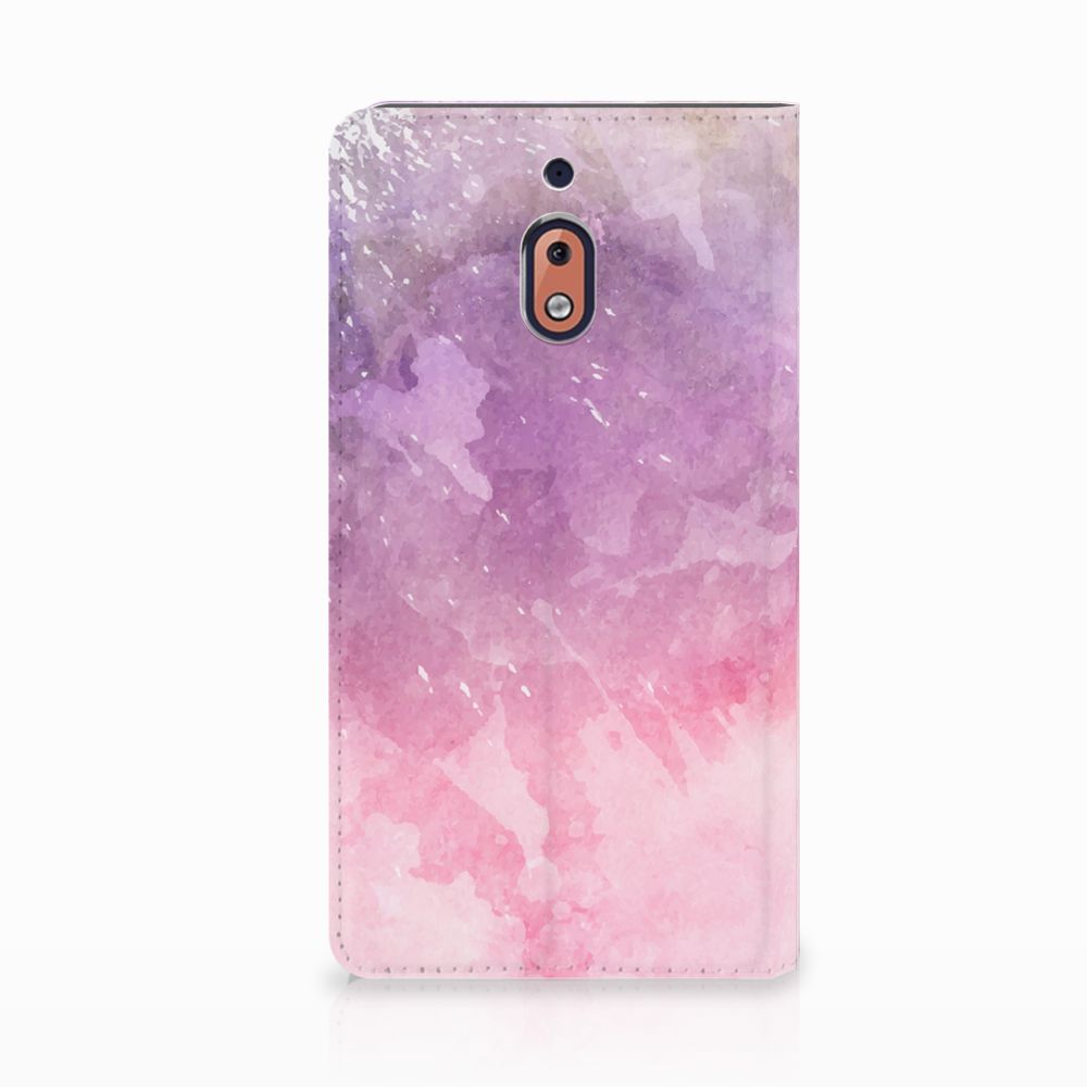 Bookcase Nokia 2.1 2018 Pink Purple Paint