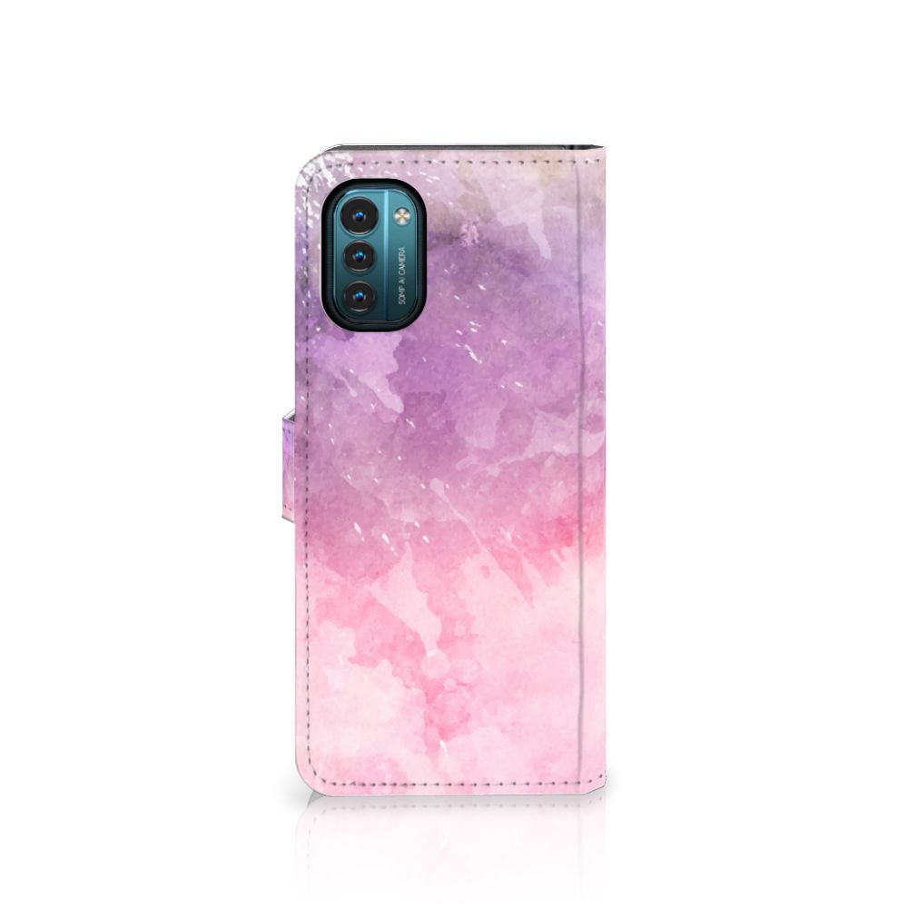 Hoesje Nokia G11 | G21 Pink Purple Paint