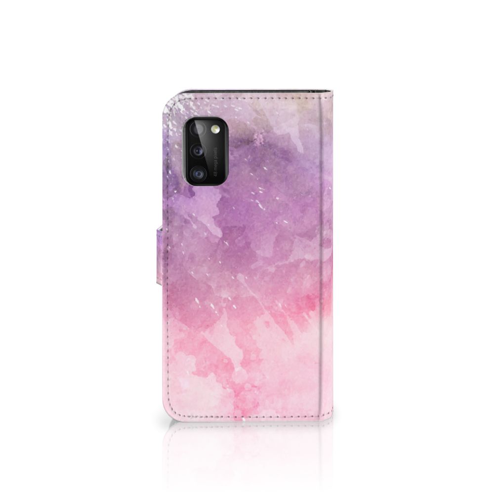 Hoesje Samsung Galaxy A41 Pink Purple Paint