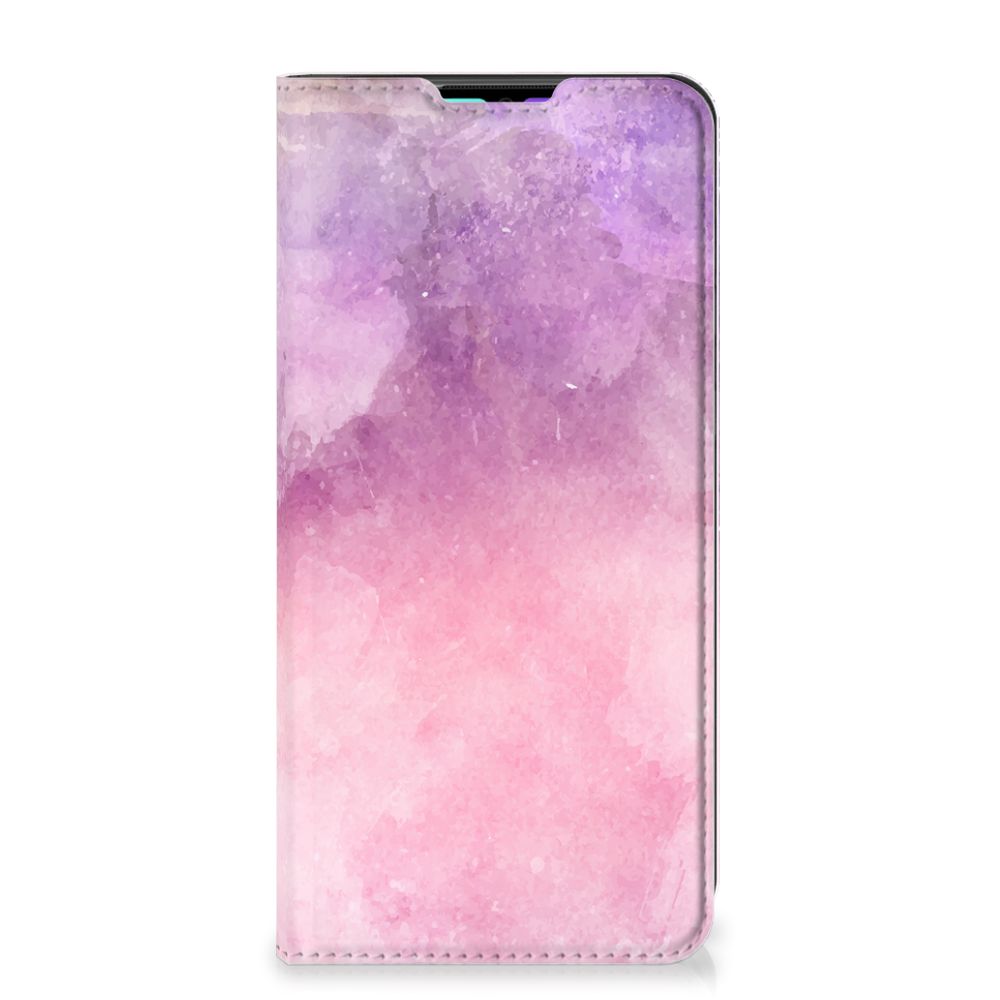 Bookcase Xiaomi Mi Note 10 Lite Pink Purple Paint