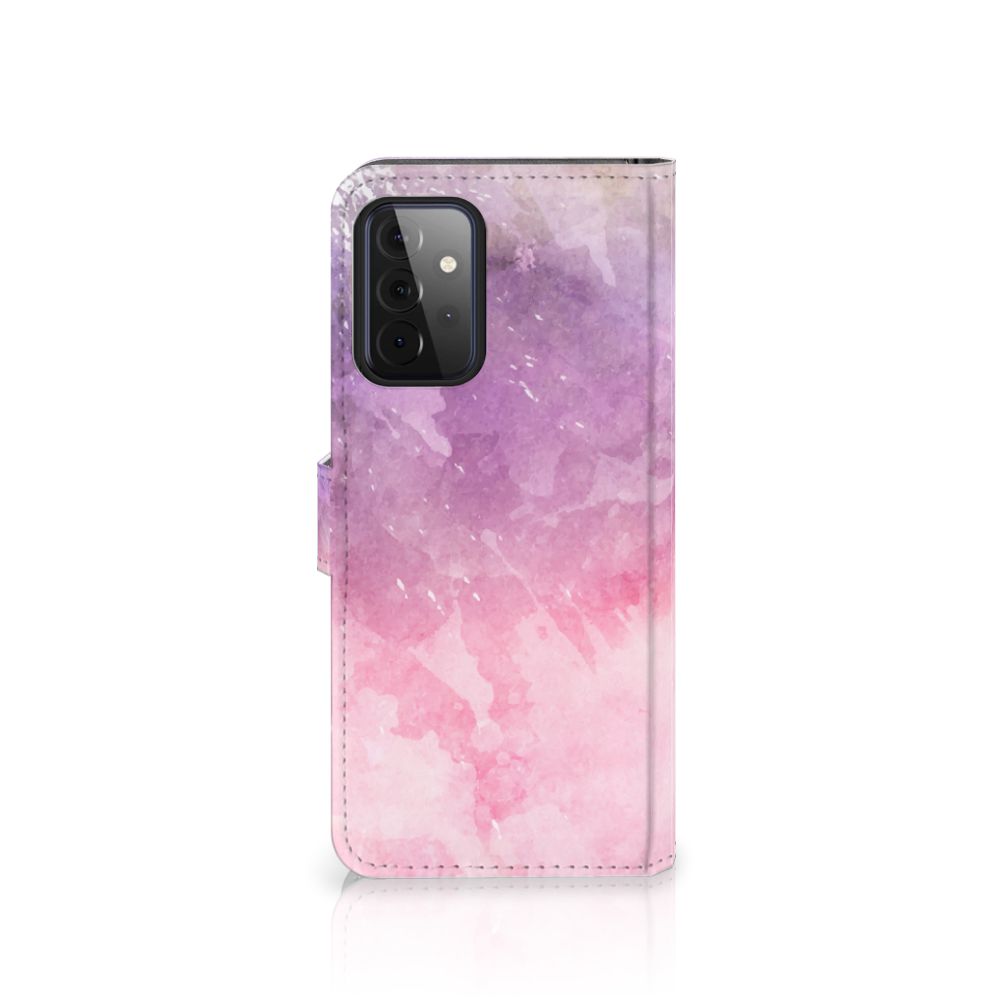 Hoesje Samsung Galaxy A72 Pink Purple Paint