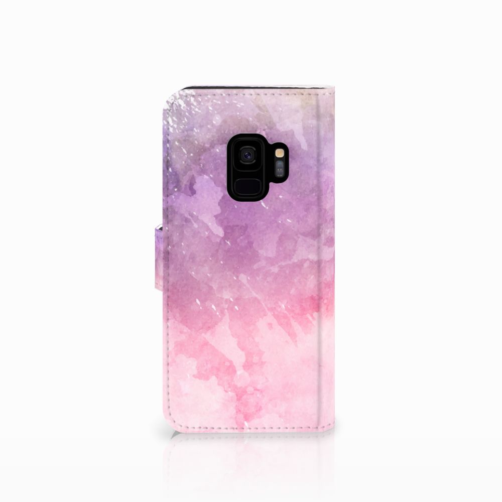 Hoesje Samsung Galaxy S9 Pink Purple Paint
