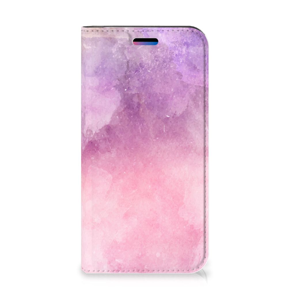 Bookcase Apple iPhone X | Xs Pink Purple Paint