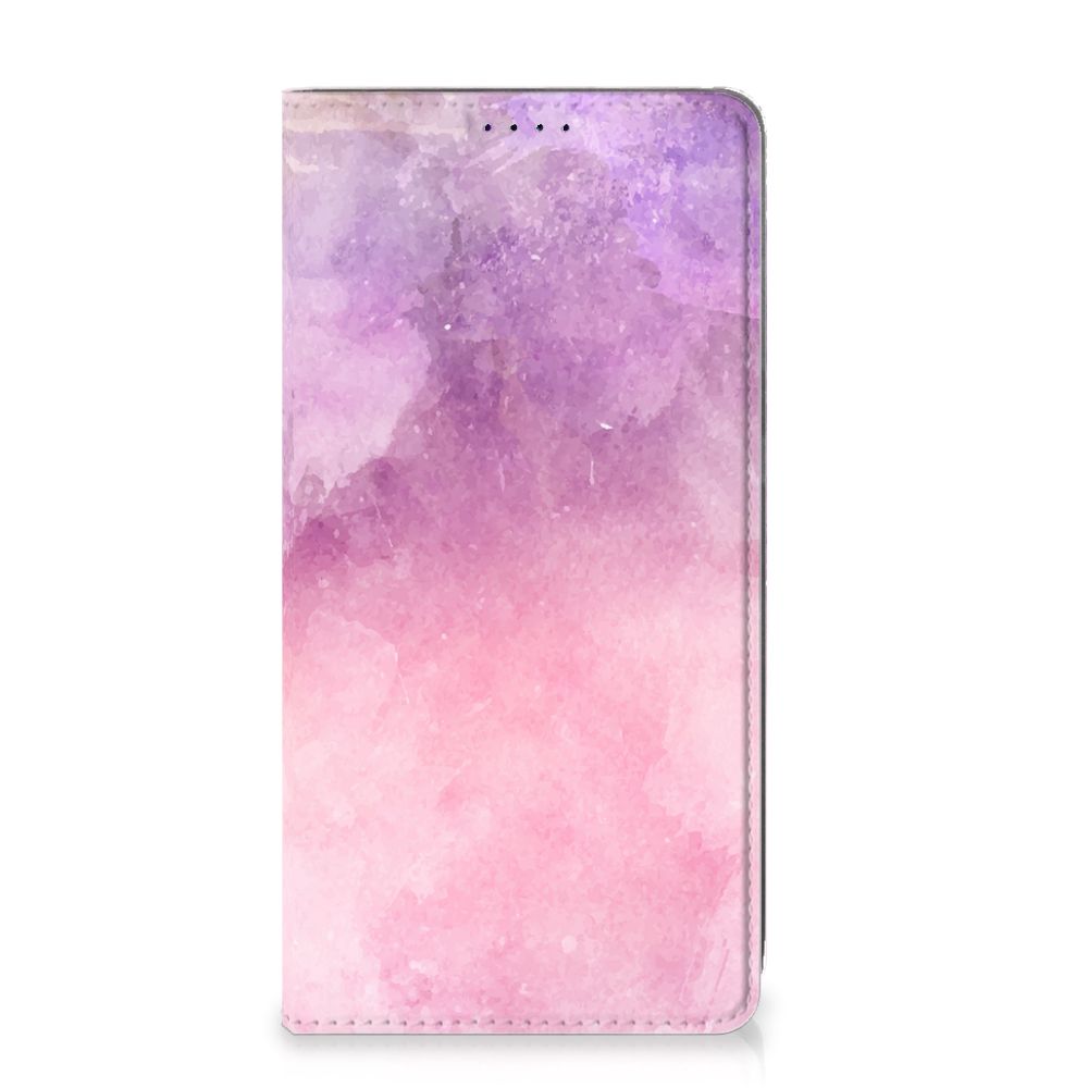 Bookcase Samsung Galaxy A50 Pink Purple Paint